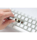 Ducky One 3 Aura White Mini RGB Mechanical Keyboard - Cherry MX Brown