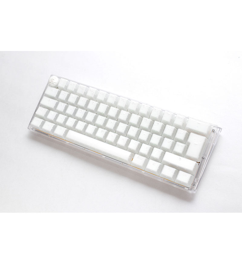 Ducky One 3 Aura White Mini RGB Mechanical Keyboard - Cherry MX Brown