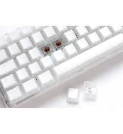 Ducky One 3 Aura White Mini RGB Mechanical Keyboard - Cherry MX Red