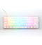 Ducky One 3 Aura White Mini RGB Mechanical Keyboard - Cherry MX Silent Red