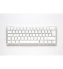 Ducky One 3 Aura White Mini RGB Mechanical Keyboard - Cherry MX Silent Red