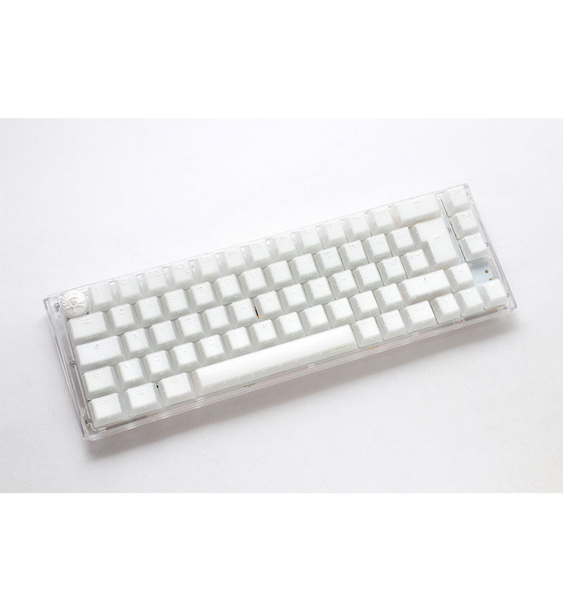 Ducky One 3 Aura White SF RGB Mechanical Keyboard - Cherry MX Blue