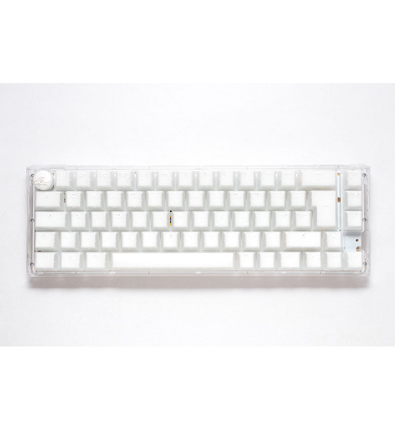 Ducky One 3 Aura White SF RGB Mechanical Keyboard - Cherry MX Blue