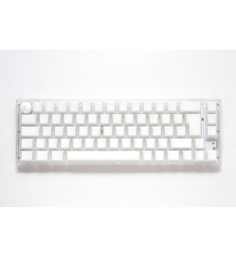 Ducky One 3 Aura White SF RGB Mechanical Keyboard - Cherry MX Silent Red
