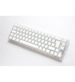 Ducky One 3 Aura White SF RGB Mechanical Keyboard - Cherry MX Speed Silver