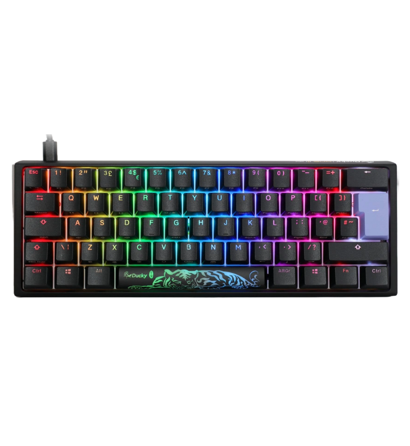 Ducky One 3 Classic Black Mini RGB Mechanical Keyboard - Cherry MX Clear