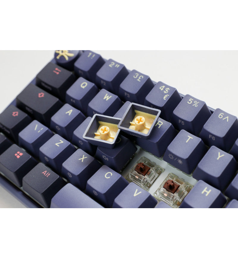 *OPEN BOX* Ducky One 3 Cosmic Blue Mini RGB Mechanical Keyboard - Cherry MX Brown