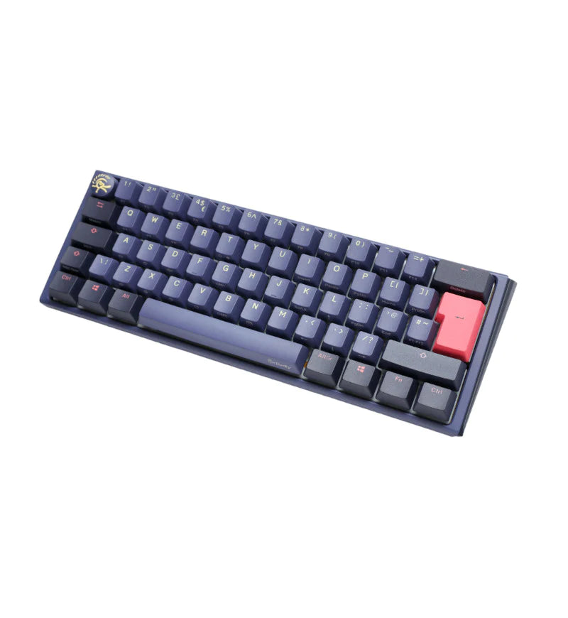 Ducky One 3 Cosmic Blue Mini RGB Mechanical Keyboard - Cherry MX Ergo Clear