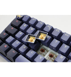 Ducky One 3 Cosmic Blue Mini RGB Mechanical Keyboard - Cherry MX Speed Silver