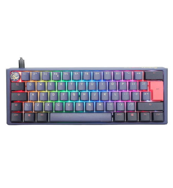 *OPEN BOX* Ducky One 3 Cosmic Blue Mini RGB Mechanical Keyboard - Cherry MX Brown