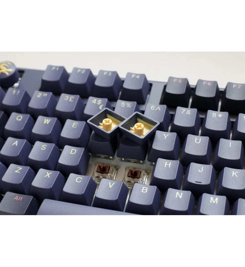 Ducky One 3 Cosmic Blue RGB Mechanical Keyboard - Cherry MX Ergo Clear