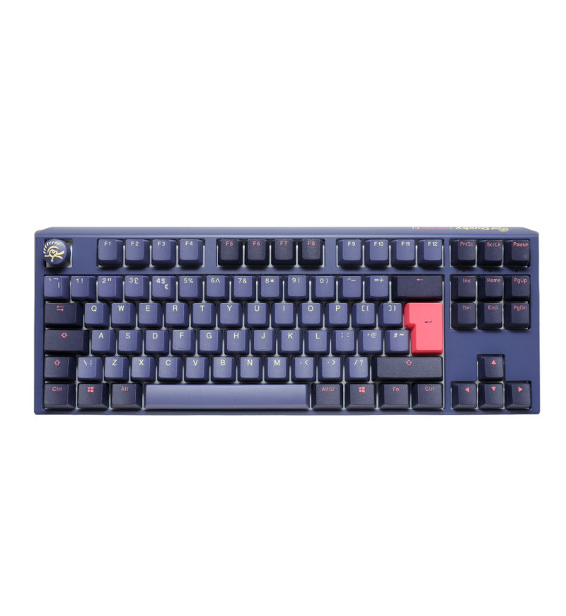 Ducky One 3 Cosmic Blue TKL RGB Mechanical Keyboard - Cherry MX Silent Red