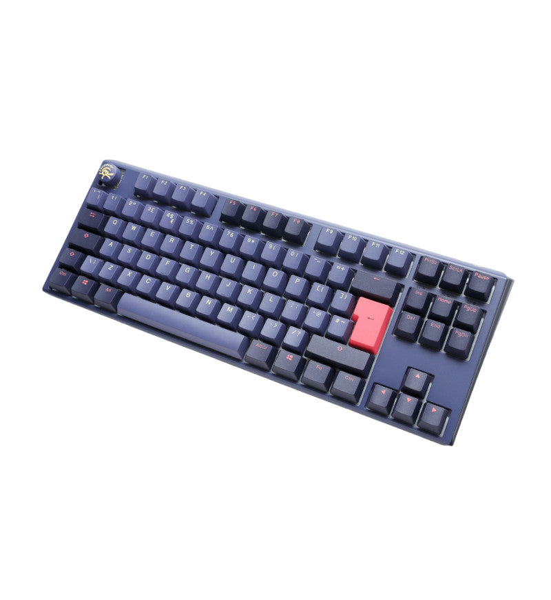 Ducky One 3 Cosmic Blue TKL RGB Mechanical Keyboard - Cherry MX Speed Silver