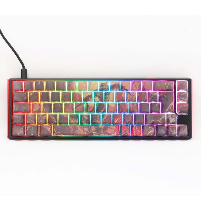 Ducky One 3 DOOM Edition SF RGB Mechanical Keyboard - Cherry MX Blue