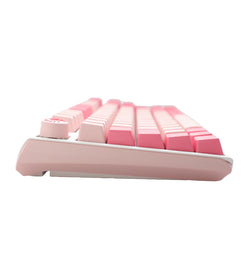 Ducky One 3 Gossamer PInk Mechanical Keyboard - Cherry MX Ergo Clear