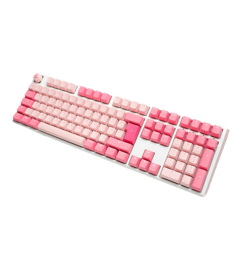 Ducky One 3 Gossamer PInk Mechanical Keyboard - Cherry MX Ergo Clear