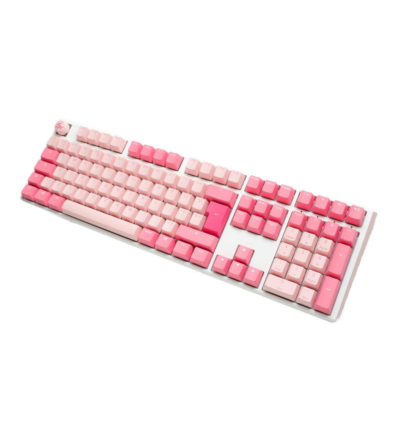 Ducky One 3 Gossamer Pink Mechanical Keyboard - Cherry MX Brown