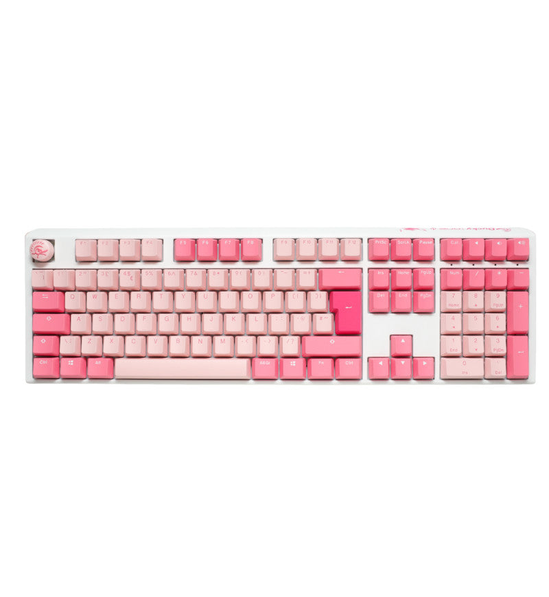 Ducky One 3 Gossamer Pink Mechanical Keyboard - Cherry MX Speed Silver