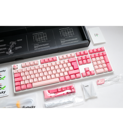 Ducky One 3 Gossamer Pink Mechanical Keyboard - Cherry MX Brown