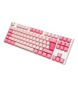 Ducky One 3 Gossamer Pink TKL Mechanical Keyboard - Cherry MX Brown