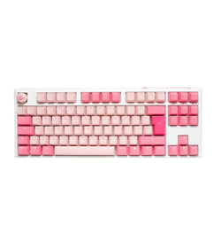 Ducky One 3 Gossamer Pink TKL Mechanical Keyboard - Cherry MX Brown