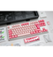 Ducky One 3 Gossamer Pink TKL Mechanical Keyboard - Cherry MX Red