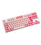 Ducky One 3 Gossamer Pink TKL Mechanical Keyboard - Cherry MX Silent Red