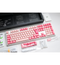 Ducky One 3 Gossamer Pink Mechanical Keyboard - Cherry MX Silent Red