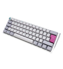 Ducky One 3 Mist Grey Mini RGB Mechanical Keyboard - Cherry MX Ergo Clear
