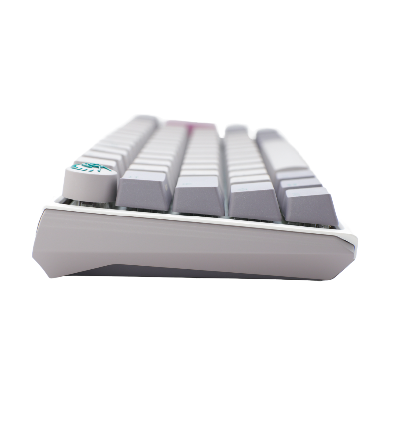 Ducky One 3 Mist Grey Mini RGB Mechanical Keyboard - Cherry MX Blue