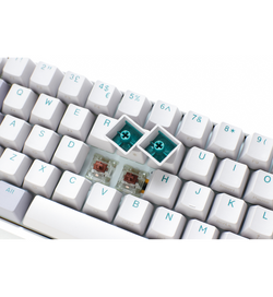 Ducky One 3 Mist Grey Mini RGB Mechanical Keyboard - Cherry MX Brown