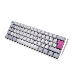 Ducky One 3 Mist Grey Mini RGB Mechanical Keyboard - Cherry MX Red