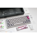 Ducky One 3 Mist Grey Mini RGB Mechanical Keyboard - Cherry MX Red