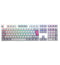 Ducky One 3 Mist Grey RGB Mechanical Keyboard - Cherry MX Silent Red