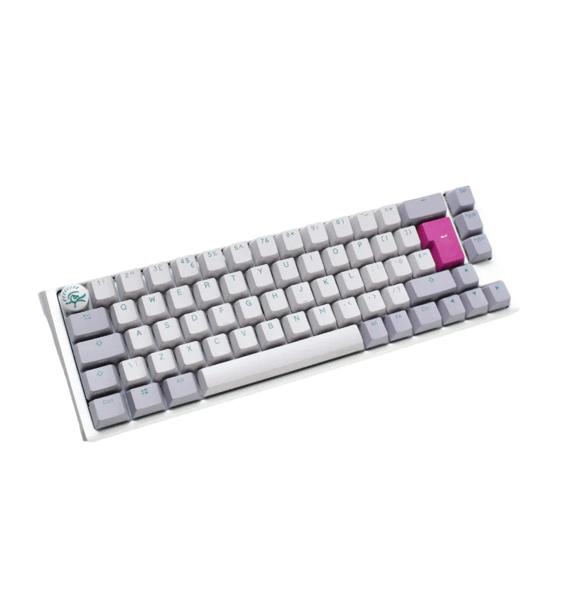 Ducky One 3 Mist Grey SF RGB Mechanical Keyboard - Cherry MX Ergo Clear