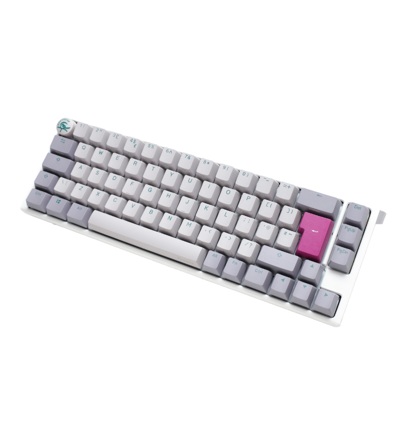 Ducky One 3 Mist Grey SF RGB Mechanical Keyboard - Cherry MX Red