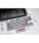 Ducky One 3 Mist Grey TKL RGB Mechanical Keyboard - Cherry MX Speed Silver