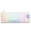 Ducky One 3 Pure White Mini RGB Mechanical Keyboard - Cherry MX Clear