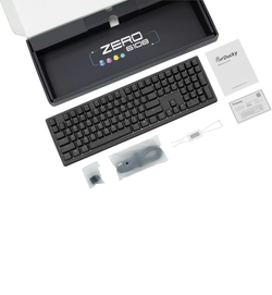 Ducky Zero 6108 Classic Black Wireless Mechanical Keyboard - Cherry M2XA Brown