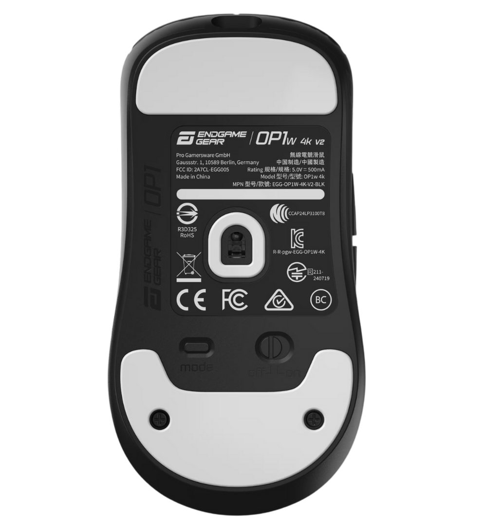 Endgame Gear OP1w 4K V2 59g Wireless Optical Gaming Mouse