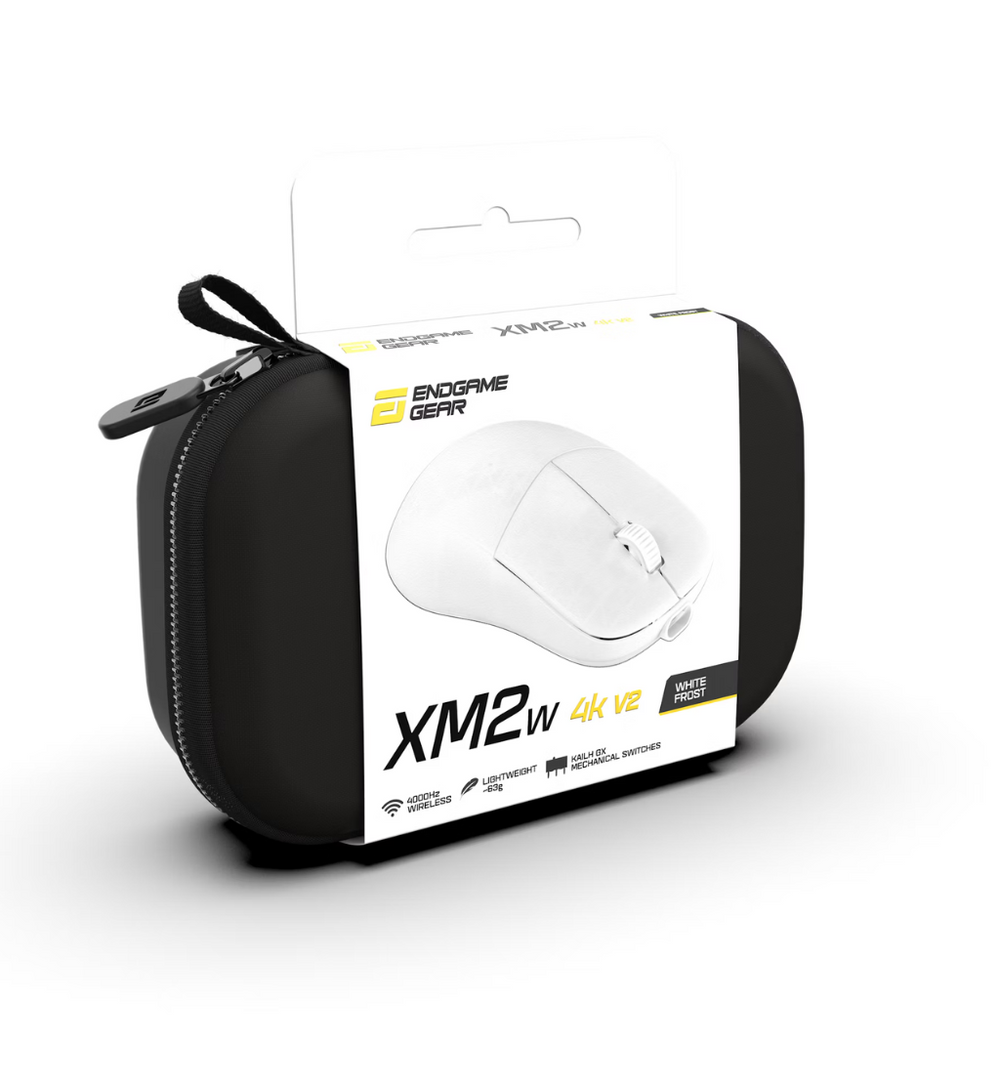 Endgame Gear XM2w 4K V2 62g Wireless Gaming Mouse - White Frost