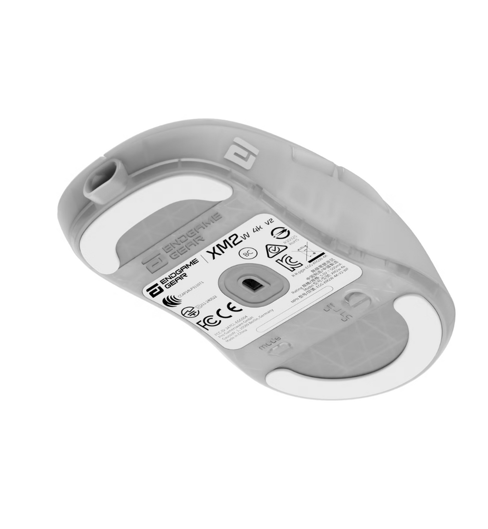 Endgame Gear XM2w 4K V2 62g Wireless Gaming Mouse - White Frost