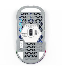 Endorfy GEM Plus Wireless 74g Optical Gaming Mouse - Onyx White