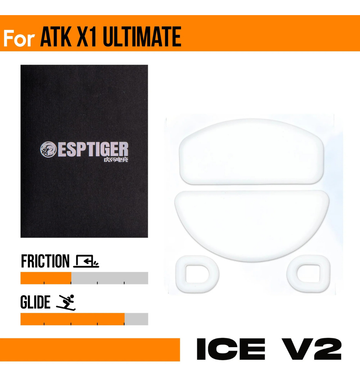 EspTiger ICE Mouse Feet (Skates) V2 - ATK X1 Ultimate