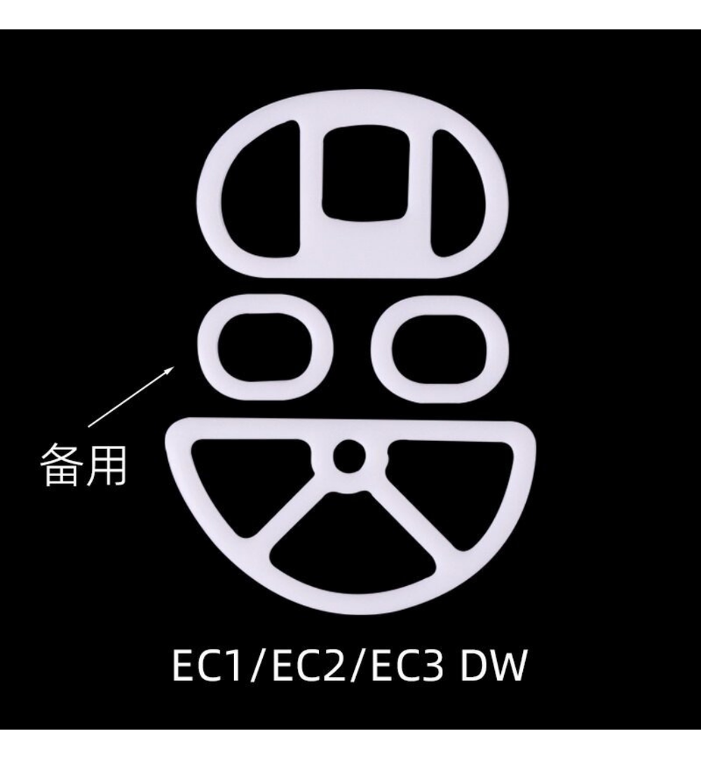 Sunhoyu Wireless Mouse,2 Pezzi 0,6 Mm Spessore Mouse Piedi Mouse - Foto 10