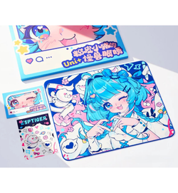 EspTiger Uni+ Series Sweet Gaze Gaming Mousepad - Blue