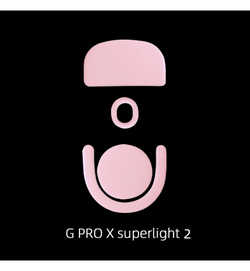 EspTiger YanZi PTFE Mouse Feet (Skates) - Logitech G Pro X Superlight 2 - Pink