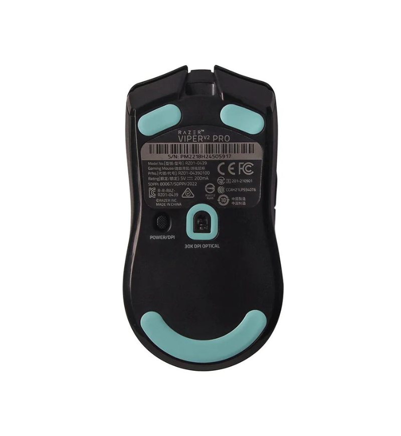 EspTiger YanZi PTFE Mouse Feet (Skates) - Razer Viper V2 Pro - Blue