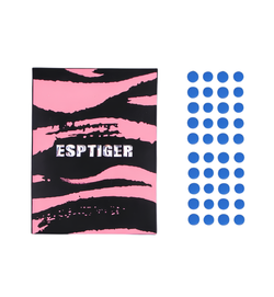 EspTiger YanZi Q GEM PTFE Mouse Feet (Skates) - DIY Dots - Blue