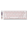 FGG MADLIONS MAD60 HE White RGB US Layout Magnetic Gaming Keyboard - Magnetic Amber Pro Switches